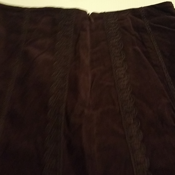 Boden Corduroy Brown Skirt sz 10P - Picture 5 of 8